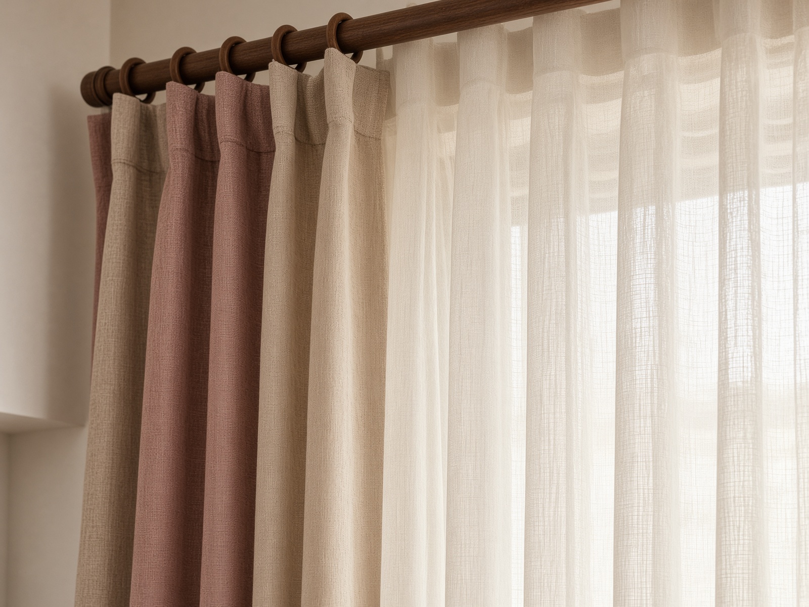 Curtains and Blinds at Kukreja Furnishings showroom near Sai Chowk, Pimpri