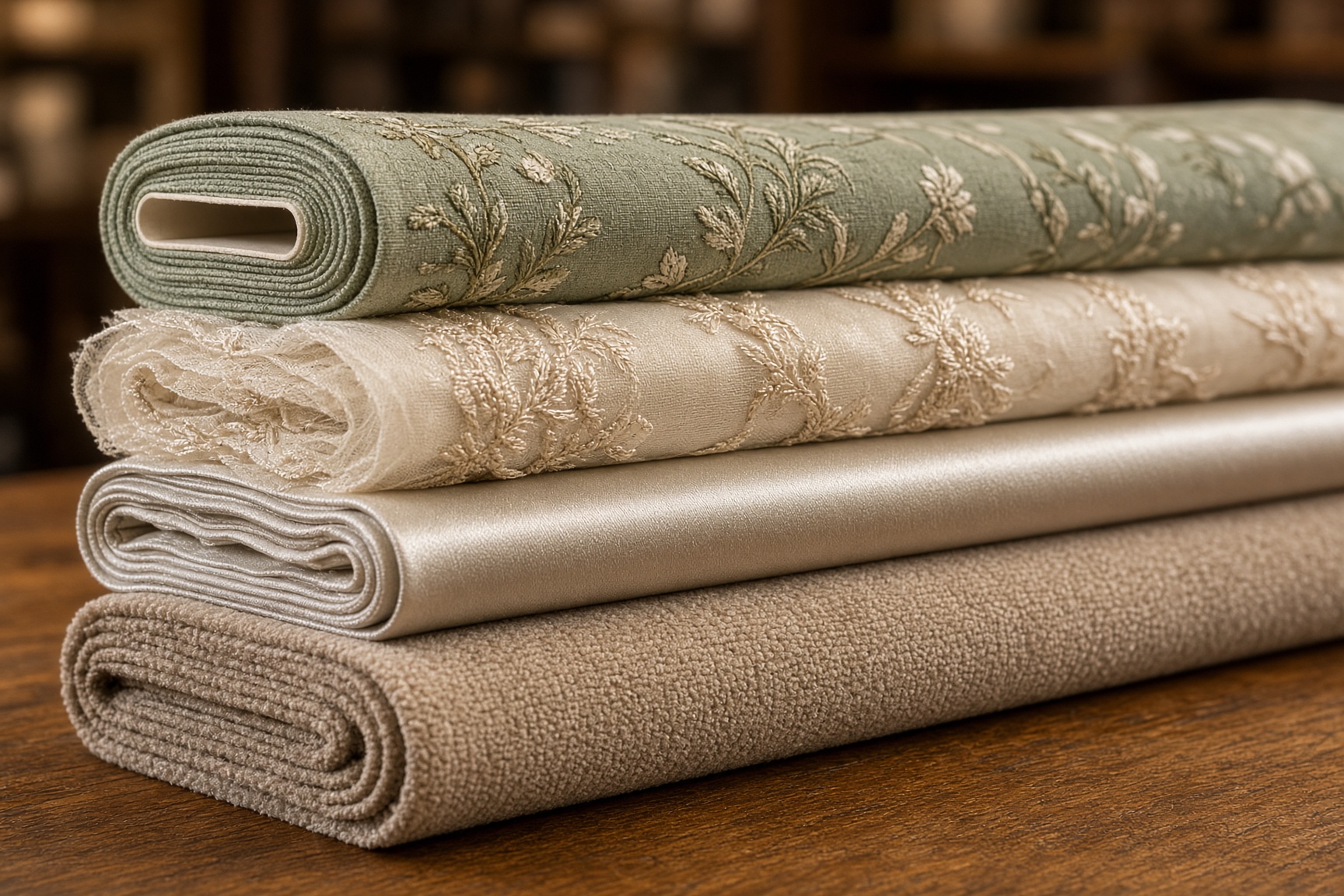 Kanak silk blend curtains and blinds at Kukreja Furnishings, Pimpri